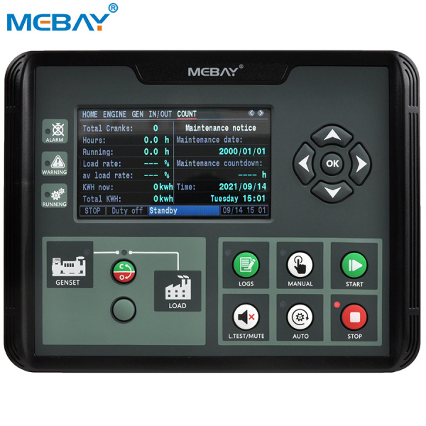 MEBAY DC60DR MK2 210х160 мм Контроллер генераторной установки