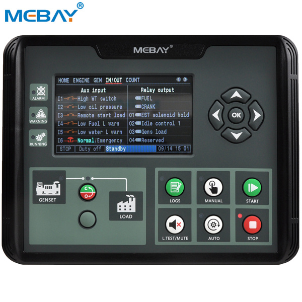 MEBAY DC60DR MK2 210х160 мм Контроллер генераторной установки