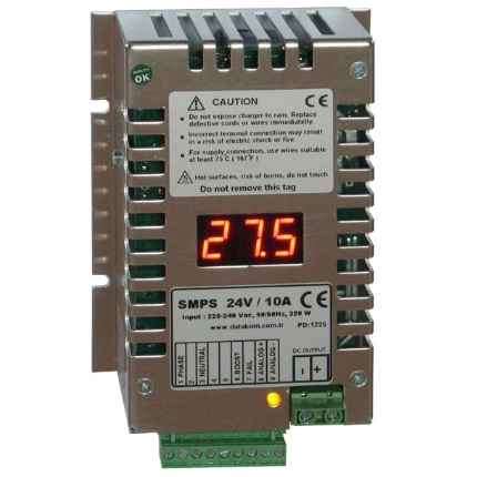 DATAKOM SMPS-1210-D (12V/10A) Зарядное устройство аккумулятора с дисплеем