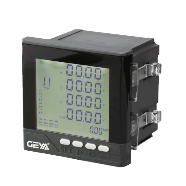 GEYA GY9Z-3S9/XB 220V c RS485 96х96 мм Трехфазный гармонический цифровой измеритель мощности