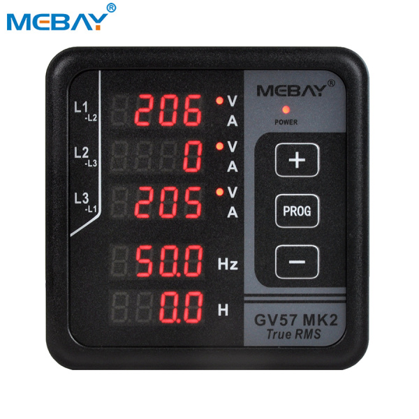 MEBAY GV57 MK2 Цифровой измеритель переменного тока
