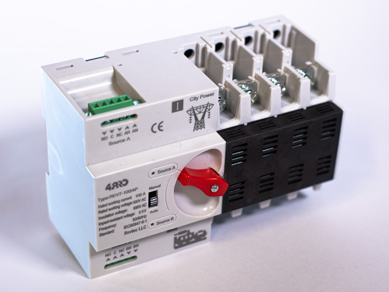 Автоматический переключатель ATS REV7-100/4P