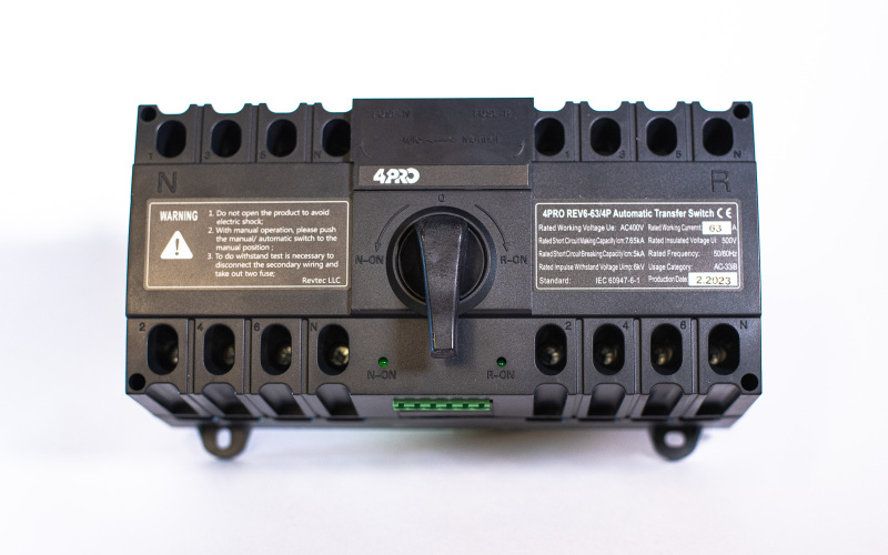 Автоматический переключатель ATS REV6-63/4P