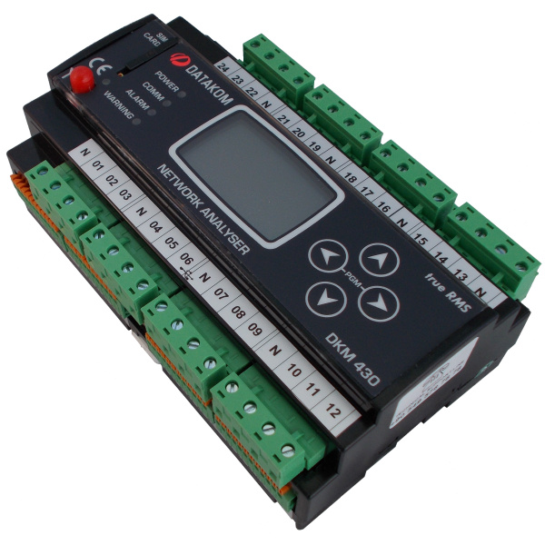 DATAKOM DKM-430-PRO+EXT DC Многоканальный анализатор электросетей. Источник питания пост. тока. Расширенная версия