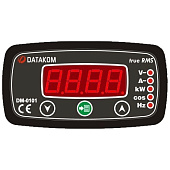 DATAKOM DM-0101 Мультиметр, 1 фаза, 96x48 мм