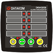 DATAKOM DKM-0208 DC Сигнализатор аварийных ситуаций, 8 каналов, источник питания постоянного тока