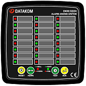 DATAKOM DKM-0224 AC Сигнализатор аварийных ситуаций, 24 канала, источник питания переменного тока
