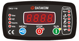 DATAKOM DKG-116 MPU Контроллер ручного и дистанционного управления генератором (11-пиновая версия)