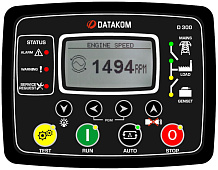 DATAKOM D-300 Многофункциональный контроллер генератора MPU + J1939 + GSM Modem