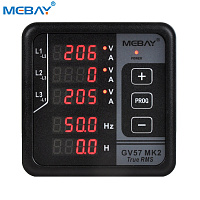 MEBAY GV57 MK2 Цифровой измеритель переменного тока
