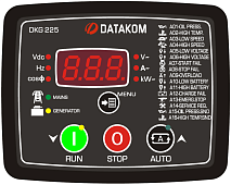 DATAKOM DKG-225 Контроллер управления генератором встроенным зарядным устройством